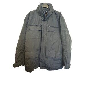 Hawke & Co Puffer Jacket Mens XL Black Full Zip Winter Coat Lightweight Outerwea